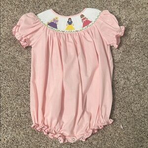 Ruth & Ralph Smocked Princess Bubble 18 months NWOT